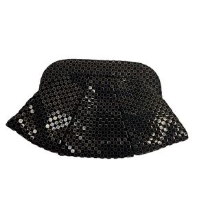 Lauren Merkin Clutch Classic Black‎ Metallic Gold Geometric Pattern